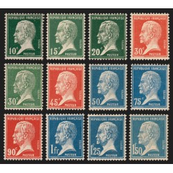 n°170/181, Pasteur 1923, série complète, neufs ** sans charnière - TB