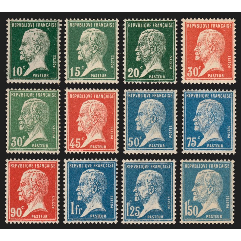 n°170/181, Pasteur 1923, série complète, neufs ** sans charnière - TB n°170/181, Pasteur 1923, série complète, neufs ** sans charnière - TB