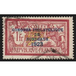 n°182, Congrès de Bordeaux 1923, oblitéré - TB
