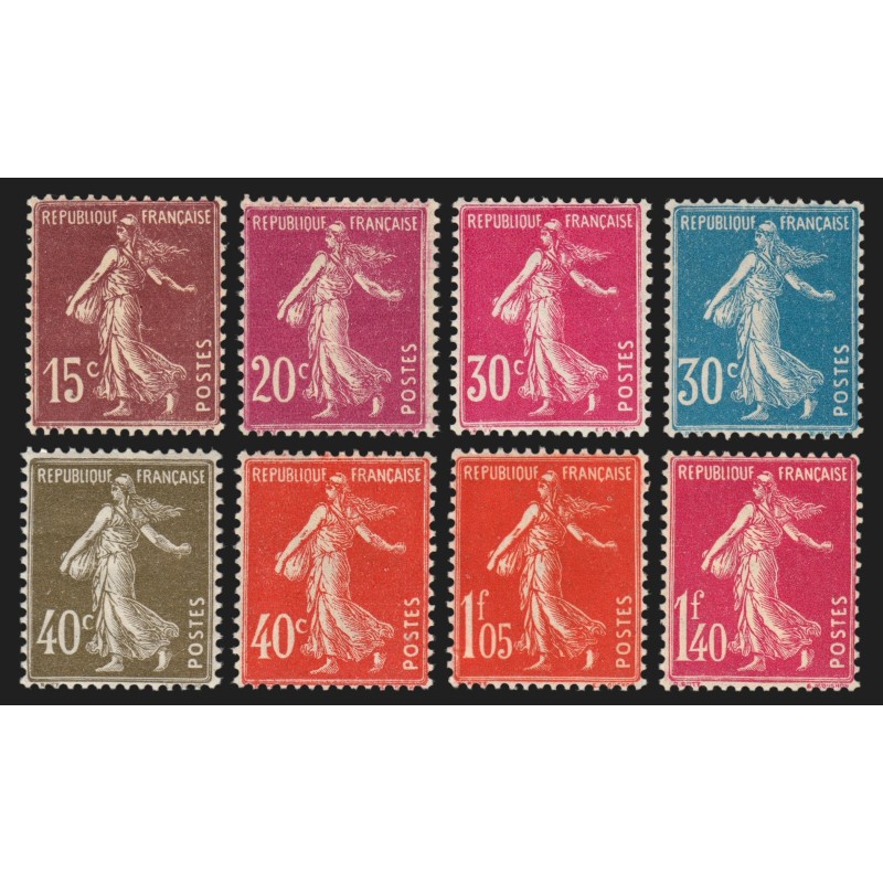 n°189/196, Semeuse 1924, série complète, neufs ** sans charnière - TB n°189/196, Semeuse 1924, série complète, neufs ** sans charnière - TB