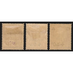 n°249/251, Caisse d'Amortissement 1928, neufs * avec charnière - TB