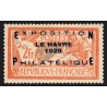 n°257A, Exposition Le Havre 1929, neuf * trace de ch. adhérences - TB D'ASPECT