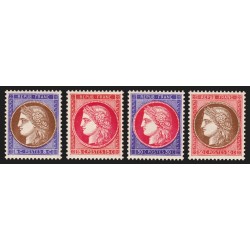 n°348/351, Paris PEXIP 1937, série complète, neufs ** sans charnière - TB