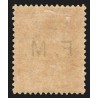 Franchise Militaire n°2, Mouchon 15c vermillon, neuf * avec charnière - TB