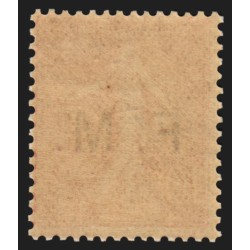 Franchise Militaire n°4, Semeuse lignée 10c rose, neuf ** sans charnière - TB