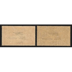 Poste Aérienne n°1/2, Merson surchargés, neufs * légère trace de charnière - TB