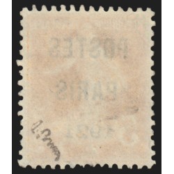 Préoblitérés n°27, 5c orange, POSTES PARIS 1921, neuf (*) signé A.BRUN, SUPERBE