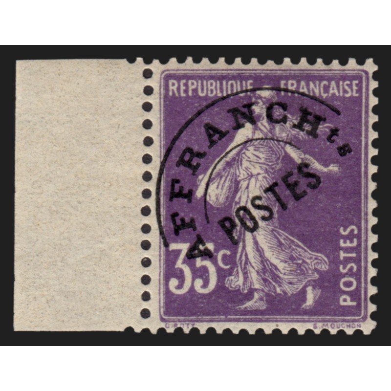 Préoblitérés n°62, Semeuse camée 35c violet, neuf ** sans charnière - SUPERBE Préoblitérés n°62, Semeuse camée 35c violet, neuf ** sans charnière - SUPERBE