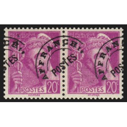 Préoblitérés n°78d, variété "surcharge à cheval", neufs ** sans charnière - SUP