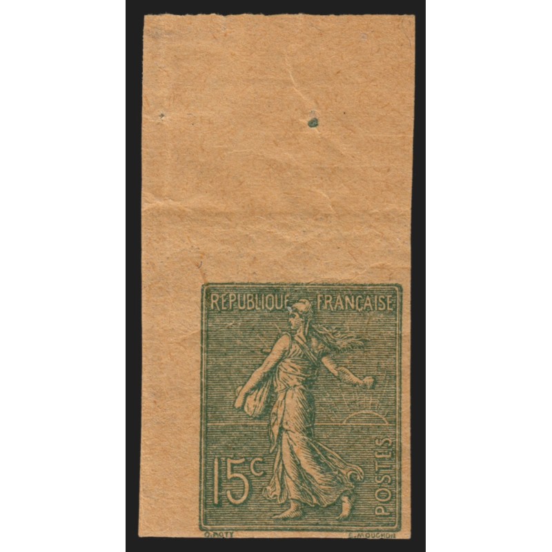 n°130g, non-dentelé coin de feuille, papier GC, neuf ** sans charnière - TB