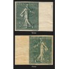 n°130g, variété "impression recto-verso" non-dentelé, neuf ** - SUPERBE