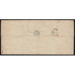 n°3, Cérès 20c noir, oblitéré MURET 1849 lettre pour L'Isle en Jourdain - B/TB