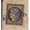 n°3, Cérès 20c noir, oblitéré MURET 1849 lettre pour L'Isle en Jourdain - B/TB