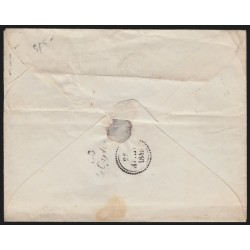 n°3, Cérès 20c noir, oblitéré LODEVE 1849 cursive 33/LE CAYLAR + bloc dateur TB