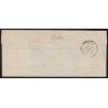 n°3, Cérès 20c noir, obl CHALONNES 1849 lettre pour Paris càd LIGNE-DE-TOURS