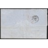 n°17B + 14A, oblitérés PC 3709 SMYRNE Turquie sur lettre pour Marseille - TB