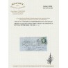 Ballon monté "Le Victor Hugo" Paris 16/OCT./1870 pour Abbeville - Certificat