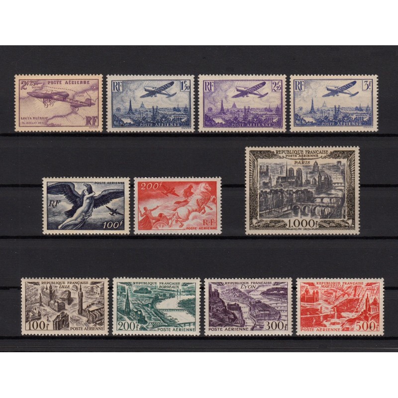 Poste Aérienne 1930/1959, entre n°7 et 37, neufs ** sans charnière COTE 970€ Poste Aérienne 1930/1959, entre n°7 et 37, neufs ** sans charnière COTE 970€