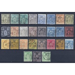 France 1849/1890, Collection de 67 timbres Cérès, Napoléon, Sage, COTE +1200€