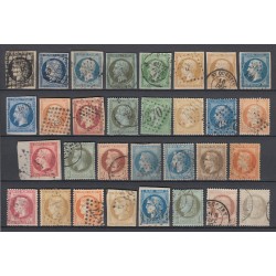 France 1849/1890, Collection timbres Cérès Napoléon, COTE 1700€ - TB D'ASPECT