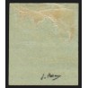 n°42B, Cérès Bordeaux, 5c vert-jaune, neuf * avec charnière forte - TB D'ASPECT