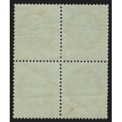 n°50, bloc de quatre, Cérès 1c vert-olive, neuf **/* - TB D'ASPECT