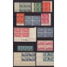 France 1922/1937, Lot de 12 blocs de 4 dont coins datés, neufs ** COTE 275€ TB