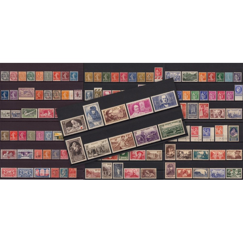 France 1900/1940 Collection neufs ** sans charnière COTE 1045€ - TB France 1900/1940 Collection neufs ** sans charnière COTE 1045€ - TB