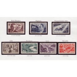 Poste Aérienne 1946/1979, Collection complète n°16/52, neufs ** sans charnière