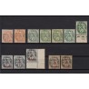 Type Blanc n°107/111 + 157, sélection de nuances et papiers, neufs ** - TB