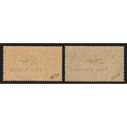 Poste Aérienne n°1/2, Merson, neufs ** sans charnière, signés CALVES - TB