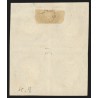 n°3, bloc de quatre, Cérès 1849, 20c noir sur blanc, essai, neuf (*) - SUPERBE
