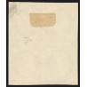 n°3, bloc de quatre, Cérès 1849, 20c noir sur jaune, essai, neuf (*) - TB