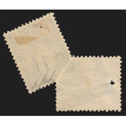 n°83, variété "piquage oblique par pliage", Sage 1c noir, neuf * , signé BEHR