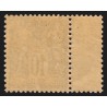 n°89, Sage 10c noir sur lilas, Type II (N sous U), neuf ** sans charnière - TB