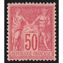 n°98, Sage 50c rose, Type II, neuf ** sans charnière, signé JF.BRUN - TB