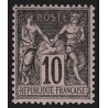 n°103, Sage 10c noir sur lilas, Type I (N sous B), neuf ** sans charnière - TB