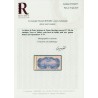 Poste Aérienne n°15b, variété "burelage renversé", neuf ** - CERTIFICAT ROUMET
