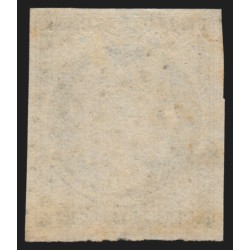n°4b, Cérès 1850, 25c bleu-sur-jaune, oblitéré étoile de Paris - TB