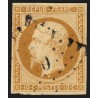n°9, Présidence 10c bistre-jaune, oblitéré, signé JF.BRUN - TB
