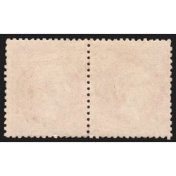 n°24, paire, Napoléon 80c rose, oblitéré losange Gros Chiffres - B/TB