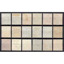 France 1876/1890 - Très belle collection de type Sage COTE 675€ - TB 1er choix