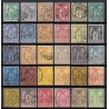 France 1876/1890 - Très belle collection de type Sage COTE 590€ - TB 1er choix