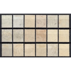 France 1876/1890 - Très belle collection de type Sage COTE 590€ - TB 1er choix