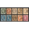 n°25/32, Napoléon III Empire Lauré 1868, série complète - TB 1er choix