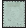 n°50b, variété "trait inférieur du cadre brisé", Cérès 1c vert-olive - TB