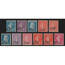 n°217/228, série complète, 1926, neufs ** sans charnière - TB