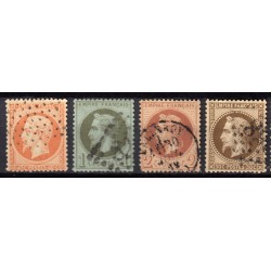 France 1849/1875 Superbe collection timbres Napoléon Cérès 1er choix COTE 890€