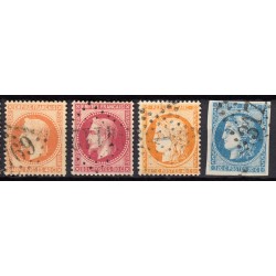 France 1849/1875 Superbe collection timbres Napoléon Cérès 1er choix COTE 890€