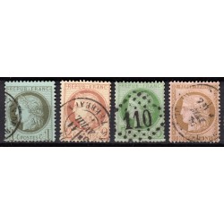France 1849/1875 Superbe collection timbres Napoléon Cérès 1er choix COTE 890€